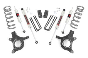 Chevrolet Silverado 1500 Classic Suspension Lift Kit - Front + Rear - Rough Country - 4.5 Inch Lift + M1 - 2007 Chevrolet Silverado 1500 Classic Suspension Lift Kit - Front + Rear - Rough Country - 4.5 Inch Lift + M1 - 2007